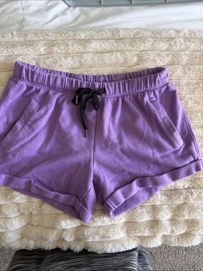 PINK Victoria's Secret Lavender Athletic Drawstring Shorts